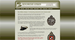 Desktop Screenshot of monsmilitaryantiques.co.uk